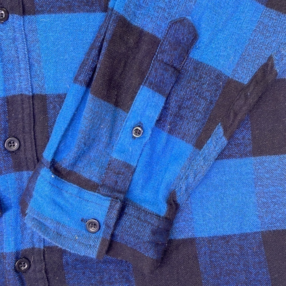 Burnside Button-Up Julian Hard Cider Flannel Plaid size XL Limited Edition - Picture 3 of 8